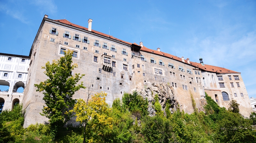 Vista parcial del castillo